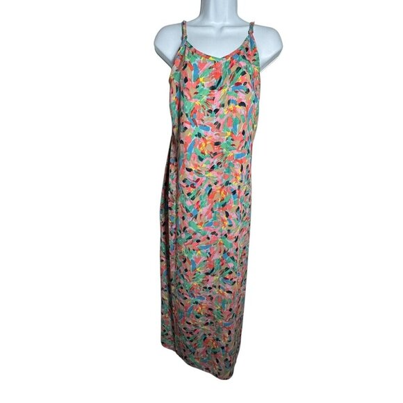 Nic + Zoe  Dress Midi Maxi Sleeveless Georgette Art To Wear Womens size small - Picture 1 of 9